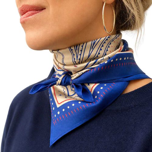 Dark Hampton X Ellie Compton The Elliot Petite Silk Scarf